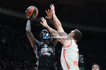 2024-10-29 - Momo Diouf (Virtus Bologna) during the basketball Turkish Airlines Euroleague match between Virtus Segafredo Bologna and Bayern Monaco at the Unipol Arena, Casalecchio (Bologna), Italy, October 29, 2024 - photo: Michele Nucci - SEGAFREDO VIRTUS BOLOGNA VS BAYERN MUNICH - EUROLEAGUE - BASKETBALL