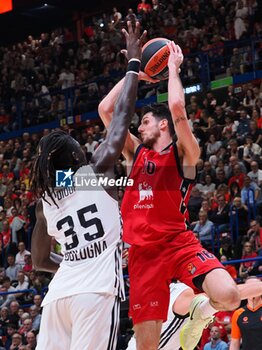 2024-10-31 - Leandro Bolmaro (EA7 Emporio Armani Olimpia Milano) - EA7 EMPORIO ARMANI MILANO VS SEGAFREDO VIRTUS BOLOGNA - EUROLEAGUE - BASKETBALL