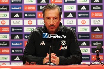 2024-10-31 - Luca Banchi, head coach Virtus Segafredo Bologna during the post game press conference - EA7 EMPORIO ARMANI MILANO VS SEGAFREDO VIRTUS BOLOGNA - EUROLEAGUE - BASKETBALL