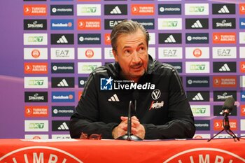 2024-10-31 - Luca Banchi, head coach Virtus Segafredo Bologna during the post game press conference - EA7 EMPORIO ARMANI MILANO VS SEGAFREDO VIRTUS BOLOGNA - EUROLEAGUE - BASKETBALL