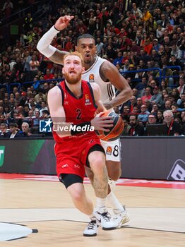 2024-11-07 - Nico Mannion (EA7 Emporio Armani Olimpia Milano) - EA7 EMPORIO ARMANI MILANO VS REAL MADRID - EUROLEAGUE - BASKETBALL