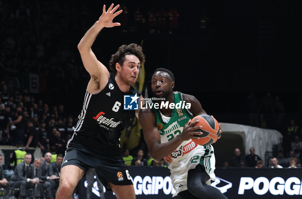 Segafredo Virtus Bologna vs Panathinaikos Aktor Athens - EUROLEAGUE - BASKETBALL