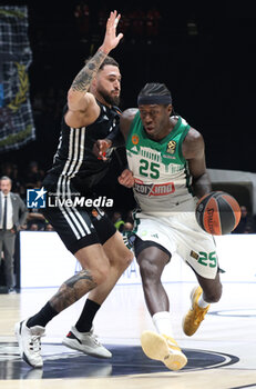 2024-11-15 - Kendrick Nunn (Athens) during the basketball Turkish Airlines Euroleague match between Virtus Segafredo Bologna and Panathinaikos Aktor Athens at the Unipol Arena, Casalecchio (Bologna), Italy, November 15, 2024 - photo: Michele Nucci - SEGAFREDO VIRTUS BOLOGNA VS PANATHINAIKOS AKTOR ATHENS - EUROLEAGUE - BASKETBALL