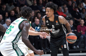 2024-11-15 - Will Clyburn (Virtus Bologna) during the basketball Turkish Airlines Euroleague match between Virtus Segafredo Bologna and Panathinaikos Aktor Athens at the Unipol Arena, Casalecchio (Bologna), Italy, November 15, 2024 - photo: Michele Nucci - SEGAFREDO VIRTUS BOLOGNA VS PANATHINAIKOS AKTOR ATHENS - EUROLEAGUE - BASKETBALL