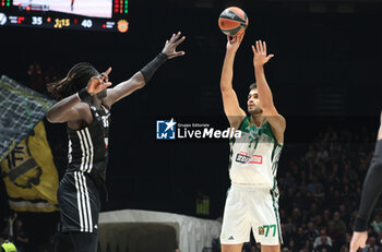 2024-11-15 - Omer Yurtseven (Athens) during the basketball Turkish Airlines Euroleague match between Virtus Segafredo Bologna and Panathinaikos Aktor Athens at the Unipol Arena, Casalecchio (Bologna), Italy, November 15, 2024 - photo: Michele Nucci - SEGAFREDO VIRTUS BOLOGNA VS PANATHINAIKOS AKTOR ATHENS - EUROLEAGUE - BASKETBALL