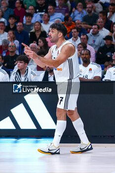 2024-10-17 - 17th October 2024; Wizink Center; Madrid, Spain; Turkish Airlines Euroleague Basketball; Spain, Real Madrid vs Panathinaikos; Facundo Campazzo (Real Madrid)Euroleague Basket Real Madrid v Panathinaikos 900/Cordon Press - REAL MADRID VS PANATHINAIKOS - EUROLEAGUE - BASKETBALL