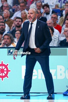 2024-10-17 - 17th October 2024; Wizink Center; Madrid, Spain; Turkish Airlines Euroleague Basketball; Spain, Real Madrid vs Panathinaikos; Chus Mateo (Real Madrid)Euroleague Basket Real Madrid v Panathinaikos 900/Cordon Press - REAL MADRID VS PANATHINAIKOS - EUROLEAGUE - BASKETBALL