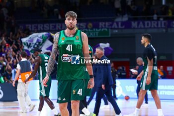 2024-10-17 - 17th October 2024; Wizink Center; Madrid, Spain; Turkish Airlines Euroleague Basketball; Spain, Real Madrid vs Panathinaikos; Juancho Hernangomez (panathinaikos)Euroleague Basket Real Madrid v Panathinaikos 900/Cordon Press - REAL MADRID VS PANATHINAIKOS - EUROLEAGUE - BASKETBALL