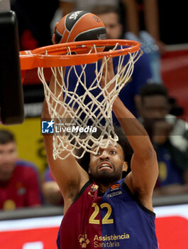 2024-10-18 - Jabari Parker Barcelona Basquet during the Turkish Airlines Euroleague basketball match between Crvena Zvezda Meridianbet Belgrade and FC Barcelona on 18 October 2024 at Belgrade Arena in Belgrade, Serbia - BASKETBALL - EUROLEAGUE - CRVENA ZVEZDA V FC BARCELONA - EUROLEAGUE - BASKETBALL