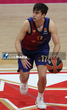 2024-10-18 - Juan Nunez Barcelona during the Turkish Airlines Euroleague basketball match between Crvena Zvezda Meridianbet Belgrade and FC Barcelona on 18 October 2024 at Belgrade Arena in Belgrade, Serbia - BASKETBALL - EUROLEAGUE - CRVENA ZVEZDA V FC BARCELONA - EUROLEAGUE - BASKETBALL