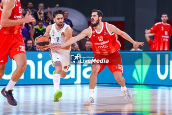 2024-10-22 - 2th October 2024; Wizink Center; Madrid, Spain; Turkish Airlines Euroleague Basketball; Spain, Real Madrid vs Crvena Zvezda; Facundo Campazzo (Real Madrid)Euroleague Basketball Real Madrid v Crvena Zvezda 900/Cordon Press - EUROLEAGUE BASKETBALL REAL MADRID V CRVENA ZVEZDA - EUROLEAGUE - BASKETBALL