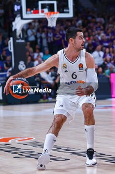 2024-10-22 - 2th October 2024; Wizink Center; Madrid, Spain; Turkish Airlines Euroleague Basketball; Spain, Real Madrid vs Crvena Zvezda; Alberto Abalde (Real Madrid)Euroleague Basketball Real Madrid v Crvena Zvezda 900/Cordon Press - EUROLEAGUE BASKETBALL REAL MADRID V CRVENA ZVEZDA - EUROLEAGUE - BASKETBALL