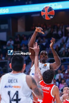 2024-10-24 - 24th October 2024; Wizink Center; Madrid, Spain; Turkish Airlines Euroleague Basketball; Spain, Real Madrid vs Crvena Zvezda; Serge Ibaka (Real Madrid)Euroleague Basketball Real Madrid v Crvena Zvezda 900/Cordon Press - EUROLEAGUE BASKETBALL REAL MADRID V CRVENA ZVEZDA - EUROLEAGUE - BASKETBALL