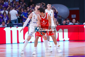 2024-10-24 - 24th October 2024; Wizink Center; Madrid, Spain; Turkish Airlines Euroleague Basketball; Spain, Real Madrid vs Crvena Zvezda; Mario Hezonja (Real Madrid) and Teodosic (Crvena)Euroleague Basketball Real Madrid v Crvena Zvezda 900/Cordon Press - EUROLEAGUE BASKETBALL REAL MADRID V CRVENA ZVEZDA - EUROLEAGUE - BASKETBALL