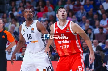 2024-10-24 - 24th October 2024; Wizink Center; Madrid, Spain; Turkish Airlines Euroleague Basketball; Spain, Real Madrid vs Crvena Zvezda; Serge Ibaka (Real Madrid)Euroleague Basketball Real Madrid v Crvena Zvezda 900/Cordon Press - EUROLEAGUE BASKETBALL REAL MADRID V CRVENA ZVEZDA - EUROLEAGUE - BASKETBALL