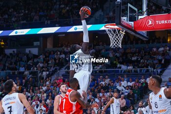 2024-10-24 - 24th October 2024; Wizink Center; Madrid, Spain; Turkish Airlines Euroleague Basketball; Spain, Real Madrid vs Crvena Zvezda; Eli John Ndiaye (Real Madrid)Euroleague Basketball Real Madrid v Crvena Zvezda 900/Cordon Press - EUROLEAGUE BASKETBALL REAL MADRID V CRVENA ZVEZDA - EUROLEAGUE - BASKETBALL