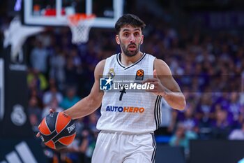 2024-10-24 - 24th October 2024; Wizink Center; Madrid, Spain; Turkish Airlines Euroleague Basketball; Spain, Real Madrid vs Crvena Zvezda; Facundo Campazzo (Real Madrid)Euroleague Basketball Real Madrid v Crvena Zvezda 900/Cordon Press - EUROLEAGUE BASKETBALL REAL MADRID V CRVENA ZVEZDA - EUROLEAGUE - BASKETBALL