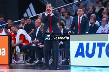 2024-10-24 - 24th October 2024; Wizink Center; Madrid, Spain; Turkish Airlines Euroleague Basketball; Spain, Real Madrid vs Crvena Zvezda; Sfairopoulos (Crvena)Euroleague Basketball Real Madrid v Crvena Zvezda 900/Cordon Press - EUROLEAGUE BASKETBALL REAL MADRID V CRVENA ZVEZDA - EUROLEAGUE - BASKETBALL