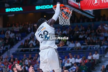 2024-10-24 - 24th October 2024; Wizink Center; Madrid, Spain; Turkish Airlines Euroleague Basketball; Spain, Real Madrid vs Crvena Zvezda; Eli John Ndiaye (Real Madrid)Euroleague Basketball Real Madrid v Crvena Zvezda 900/Cordon Press - EUROLEAGUE BASKETBALL REAL MADRID V CRVENA ZVEZDA - EUROLEAGUE - BASKETBALL