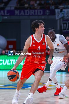 2024-10-24 - 24th October 2024; Wizink Center; Madrid, Spain; Turkish Airlines Euroleague Basketball; Spain, Real Madrid vs Crvena Zvezda; Teodosic (Crvena)Euroleague Basketball Real Madrid v Crvena Zvezda 900/Cordon Press - EUROLEAGUE BASKETBALL REAL MADRID V CRVENA ZVEZDA - EUROLEAGUE - BASKETBALL