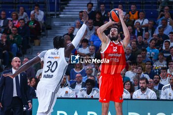 2024-10-24 - 24th October 2024; Wizink Center; Madrid, Spain; Turkish Airlines Euroleague Basketball; Spain, Real Madrid vs Crvena Zvezda; Nikola Kalinic (Crvena)Euroleague Basketball Real Madrid v Crvena Zvezda 900/Cordon Press - EUROLEAGUE BASKETBALL REAL MADRID V CRVENA ZVEZDA - EUROLEAGUE - BASKETBALL