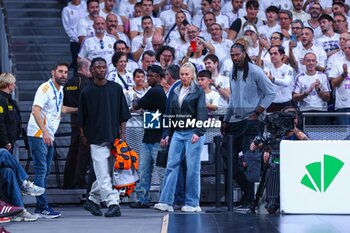 2024-10-24 - 24th October 2024; Wizink Center; Madrid, Spain; Turkish Airlines Euroleague Basketball; Spain, Real Madrid vs Crvena Zvezda; Vinicius Real Madrid of FootballEuroleague Basketball Real Madrid v Crvena Zvezda 900/Cordon Press - EUROLEAGUE BASKETBALL REAL MADRID V CRVENA ZVEZDA - EUROLEAGUE - BASKETBALL