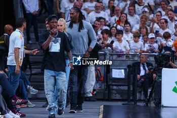 2024-10-24 - 24th October 2024; Wizink Center; Madrid, Spain; Turkish Airlines Euroleague Basketball; Spain, Real Madrid vs Crvena Zvezda; Vinicius Real Madrid of FootballEuroleague Basketball Real Madrid v Crvena Zvezda 900/Cordon Press - EUROLEAGUE BASKETBALL REAL MADRID V CRVENA ZVEZDA - EUROLEAGUE - BASKETBALL