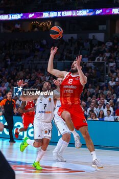 2024-10-24 - 24th October 2024; Wizink Center; Madrid, Spain; Turkish Airlines Euroleague Basketball; Spain, Real Madrid vs Crvena Zvezda; Nikola Kalinic (Crvena)Euroleague Basketball Real Madrid v Crvena Zvezda 900/Cordon Press - EUROLEAGUE BASKETBALL REAL MADRID V CRVENA ZVEZDA - EUROLEAGUE - BASKETBALL