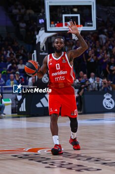 2024-10-24 - 24th October 2024; Wizink Center; Madrid, Spain; Turkish Airlines Euroleague Basketball; Spain, Real Madrid vs Crvena Zvezda; Miller-Mcintyre (Crvena)Euroleague Basketball Real Madrid v Crvena Zvezda 900/Cordon Press - EUROLEAGUE BASKETBALL REAL MADRID V CRVENA ZVEZDA - EUROLEAGUE - BASKETBALL