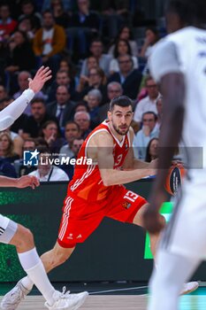 2024-10-24 - 24th October 2024; Wizink Center; Madrid, Spain; Turkish Airlines Euroleague Basketball; Spain, Real Madrid vs Crvena Zvezda; Dobric (Crvena)Euroleague Basketball Real Madrid v Crvena Zvezda 900/Cordon Press - EUROLEAGUE BASKETBALL REAL MADRID V CRVENA ZVEZDA - EUROLEAGUE - BASKETBALL