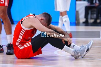 2024-10-24 - 24th October 2024; Wizink Center; Madrid, Spain; Turkish Airlines Euroleague Basketball; Spain, Real Madrid vs Crvena Zvezda; Giedraitis (crvena)Euroleague Basketball Real Madrid v Crvena Zvezda 900/Cordon Press - EUROLEAGUE BASKETBALL REAL MADRID V CRVENA ZVEZDA - EUROLEAGUE - BASKETBALL