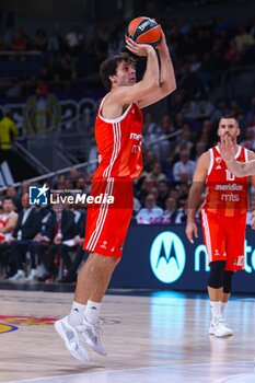 2024-10-24 - 24th October 2024; Wizink Center; Madrid, Spain; Turkish Airlines Euroleague Basketball; Spain, Real Madrid vs Crvena Zvezda; Teodosic (Crvena)Euroleague Basketball Real Madrid v Crvena Zvezda 900/Cordon Press - EUROLEAGUE BASKETBALL REAL MADRID V CRVENA ZVEZDA - EUROLEAGUE - BASKETBALL