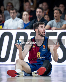 2024-10-25 - Dario Brizuela (Barca Basket) in action during a EuroLeague match between Braca Basket and Asvel Villeurbanne at Palau Blaugrana in Barcelona, Barcelona, Spain, on October 25 2024. Photo by Felip Mondino / Panoramic - BARÇA BASKET - ASVEL VILLEURBANNE - EUROLEAGUE - BASKETBALL