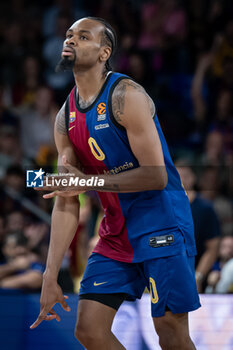 2024-10-25 - Kevin Punter (Barca Basket) in action during a EuroLeague match between Braca Basket and Asvel Villeurbanne at Palau Blaugrana in Barcelona, Barcelona, Spain, on October 25 2024. Photo by Felip Mondino / Panoramic - BARÇA BASKET - ASVEL VILLEURBANNE - EUROLEAGUE - BASKETBALL