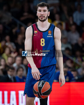 2024-10-25 - Dario Brizuela (Barca Basket) in action during a EuroLeague match between Braca Basket and Asvel Villeurbanne at Palau Blaugrana in Barcelona, Barcelona, Spain, on October 25 2024. Photo by Felipe Mondino - BARÇA BASKET - ASVEL VILLEURBANNE - EUROLEAGUE - BASKETBALL