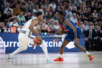 2024-10-25 - Shaquille Harrison (Asvel Villeurbanne) in action during a EuroLeague match between Braca Basket and Asvel Villeurbanne at Palau Blaugrana in Barcelona, Barcelona, Spain, on October 25 2024. Photo by Felipe Mondino - BARÇA BASKET - ASVEL VILLEURBANNE - EUROLEAGUE - BASKETBALL