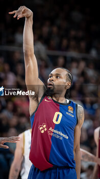 2024-10-25 - Kevin Punter (Barca Basket) in action during a EuroLeague match between Braca Basket and Asvel Villeurbanne at Palau Blaugrana in Barcelona, Barcelona, Spain, on October 25 2024. Photo by Felipe Mondino - BARÇA BASKET - ASVEL VILLEURBANNE - EUROLEAGUE - BASKETBALL