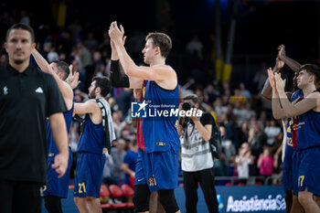 2024-10-25 - Jan Vesely (Barca Basket) gestures during a EuroLeague match between Braca Basket and Asvel Villeurbanne at Palau Blaugrana in Barcelona, Barcelona, Spain, on October 25 2024. Photo by Felipe Mondino - BARÇA BASKET - ASVEL VILLEURBANNE - EUROLEAGUE - BASKETBALL