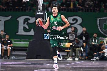 2024-10-30 - 10 Kostas Sloukas of Panathinaikos AKTOR Athens is playing during the Euroleague, Round 6 match between Panathinaikos AKTOR Athens and LDLC ASVEL Villeurbanne at OAKA Altion Arena on October 30, 2024, Athens, Greece. - PANATHINAIKOS VS LDLC ASVEL VILLEURBANNE - EUROLEAGUE - BASKETBALL