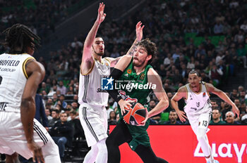 2024-10-30 - 16 Cedi Osman of Panathinaikos AKTOR Athens competing with 12 Nando De Colo of LDLC ASVEL Villeurbanne during the Euroleague, Round 6 match between Panathinaikos AKTOR Athens and LDLC ASVEL Villeurbanne at OAKA Altion Arena on October 30, 2024, Athens, Greece. - PANATHINAIKOS VS LDLC ASVEL VILLEURBANNE - EUROLEAGUE - BASKETBALL