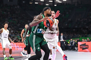 2024-10-30 - 2 Lorenzo Brown of Panathinaikos AKTOR Athens is playing during the Euroleague, Round 6 match between Panathinaikos AKTOR Athens and LDLC ASVEL Villeurbanne at OAKA Altion Arena on October 30, 2024, Athens, Greece. - PANATHINAIKOS VS LDLC ASVEL VILLEURBANNE - EUROLEAGUE - BASKETBALL