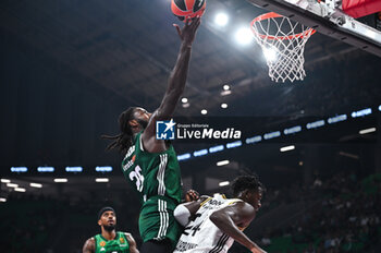 2024-10-30 - 26 Mathias Lessort of Panathinaikos AKTOR Athens is playing during the Euroleague, Round 6 match between Panathinaikos AKTOR Athens and LDLC ASVEL Villeurbanne at OAKA Altion Arena on October 30, 2024, Athens, Greece. - PANATHINAIKOS VS LDLC ASVEL VILLEURBANNE - EUROLEAGUE - BASKETBALL