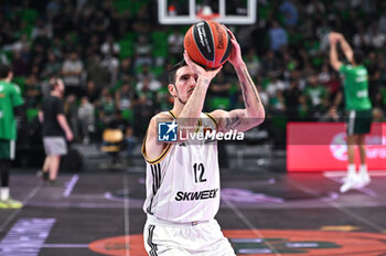 2024-10-30 - 12 Nando De Colo of LDLC ASVEL Villeurbanne is playing during the Euroleague, Round 6 match between Panathinaikos AKTOR Athens and LDLC ASVEL Villeurbanne at OAKA Altion Arena on October 30, 2024, Athens, Greece. - PANATHINAIKOS VS LDLC ASVEL VILLEURBANNE - EUROLEAGUE - BASKETBALL