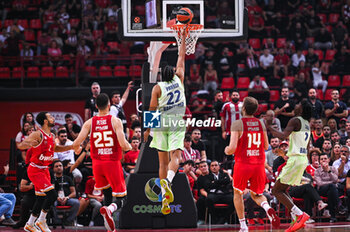 2024-10-31 - 22 Jabari Parker of FC Barcelona plays during the Euroleague, Round 7 match between Olympiacos Piraeus and FC Barcelona at Peace and Friendship Stadium in Piraeus, Greece, on October 31, 2024. - OLYMPIACOS VS FC BARCELONA - EUROLEAGUE - BASKETBALL