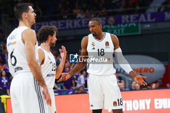 2024-11-21 - 21th November 2024; Wizink Center; Madrid, Spain; Turkish Airlines Euroleague Basketball; Spain, Real Madrid vs Alba Berlin; Sergio Llull (Real Madrid) and Serge Ibaka (Real Madrid)Euroleague Basket Real Madrid v Alba Berlin 900/Cordon Press - EUROLEAGUE BASKET REAL MADRID V ALBA BERLIN - EUROLEAGUE - BASKETBALL