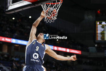 2024-11-21 - Matteo Spagnolo of Alba Berlin during the Turkish Airlines EuroLeague basketball match between Real Madrid and Alba Berlin on November 21, 2024 at Wizink Center in Madrid, Spain - BASKETBALL - EUROLEAGUE - REAL MADRID V ALBA BERLIN - EUROLEAGUE - BASKETBALL