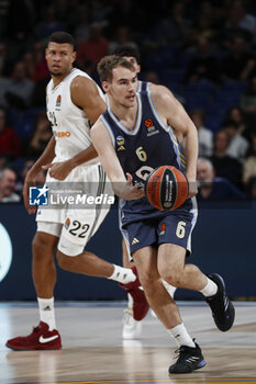 2024-11-21 - Malte Delow of Alba Berlin during the Turkish Airlines EuroLeague basketball match between Real Madrid and Alba Berlin on November 21, 2024 at Wizink Center in Madrid, Spain - BASKETBALL - EUROLEAGUE - REAL MADRID V ALBA BERLIN - EUROLEAGUE - BASKETBALL