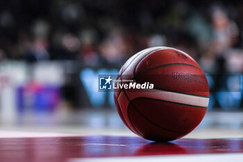 2024-01-24 - Official Game Ball Molten during FIBA Europe Cup 2023/24 Second Round Group N game between Itelyum Varese and Niners Chemnitz at Itelyum Arena, Varese, Italy on January 24, 2024 - ITELYUM VARESE VS NINERS CHEMNITZ - FIBA EUROPE CUP - BASKETBALL