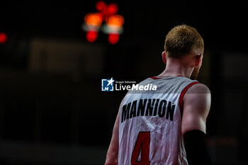 2024-01-24 - Niccolo Mannion #4  of Itelyum Varese seen during FIBA Europe Cup 2023/24 Second Round Group N game between Itelyum Varese and Niners Chemnitz at Itelyum Arena, Varese, Italy on January 24, 2024 - ITELYUM VARESE VS NINERS CHEMNITZ - FIBA EUROPE CUP - BASKETBALL