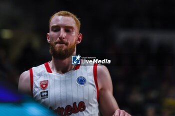 2024-01-24 - Niccolo Mannion #4  of Itelyum Varese looks on during FIBA Europe Cup 2023/24 Second Round Group N game between Itelyum Varese and Niners Chemnitz at Itelyum Arena, Varese, Italy on January 24, 2024 - ITELYUM VARESE VS NINERS CHEMNITZ - FIBA EUROPE CUP - BASKETBALL